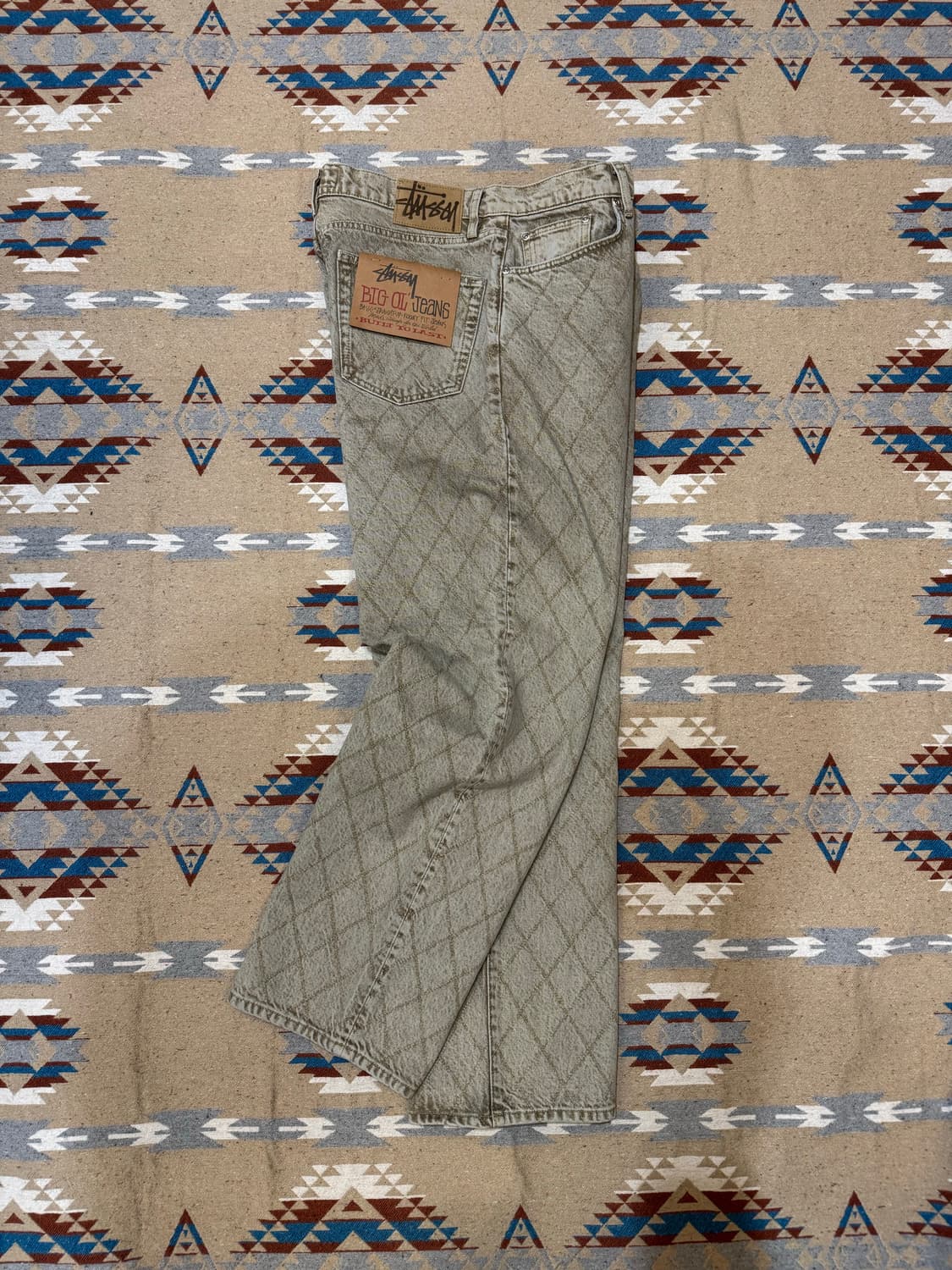 [30] 스투시 퀼티드 데님 빅 올 진 빈티지 워시 상품이미지5