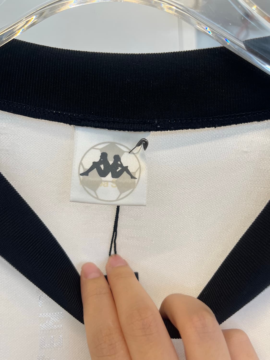 Kappa Juventus Retro Long Sleeve Jersey 상품이미지4
