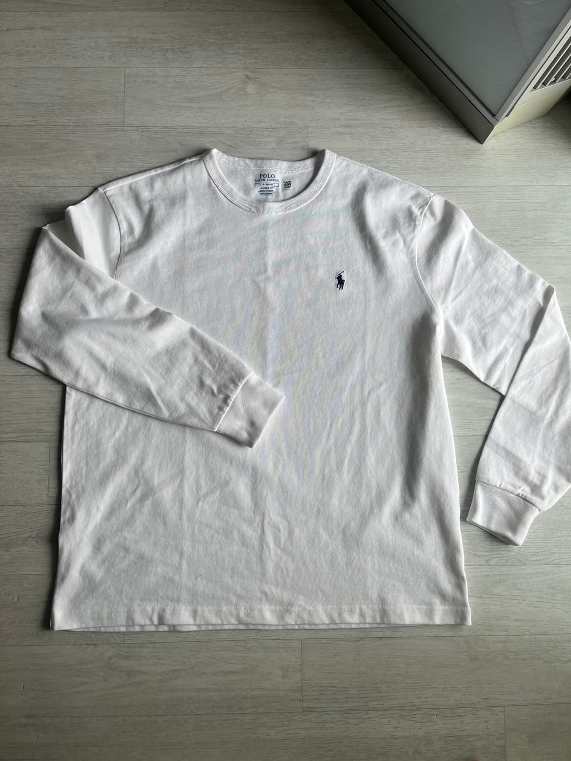 폴로 클래식핏 헤비웨이트 저지 티셔츠 (화이트) 상품이미지1