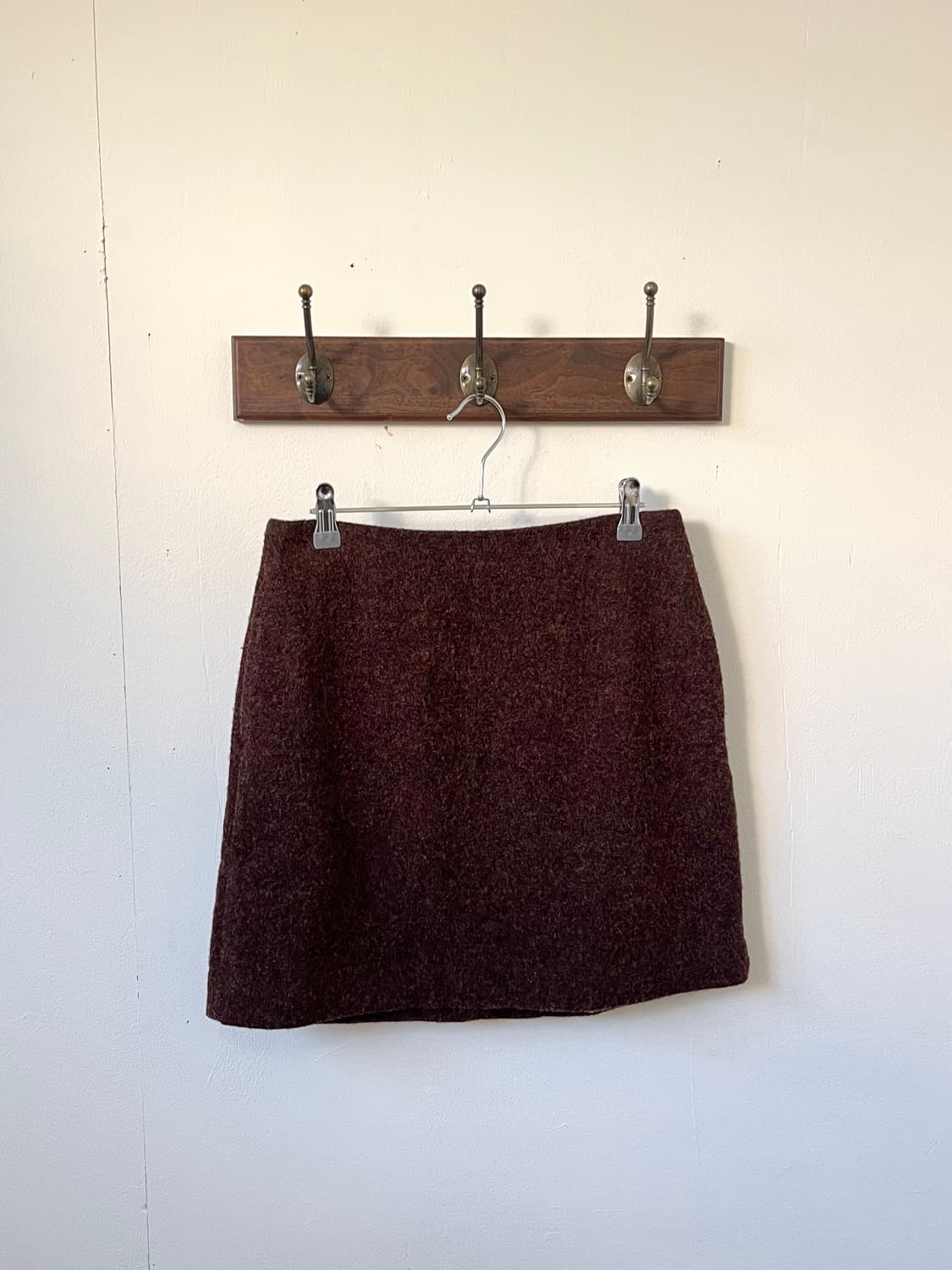 japan vtg 캐시미어 숏 스커트 상품이미지1