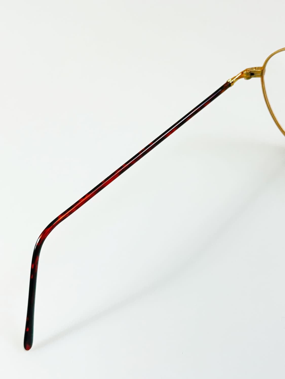 90s 유로피안 클래식 골드 슬림 라운드 빈티지 안경 상품이미지7