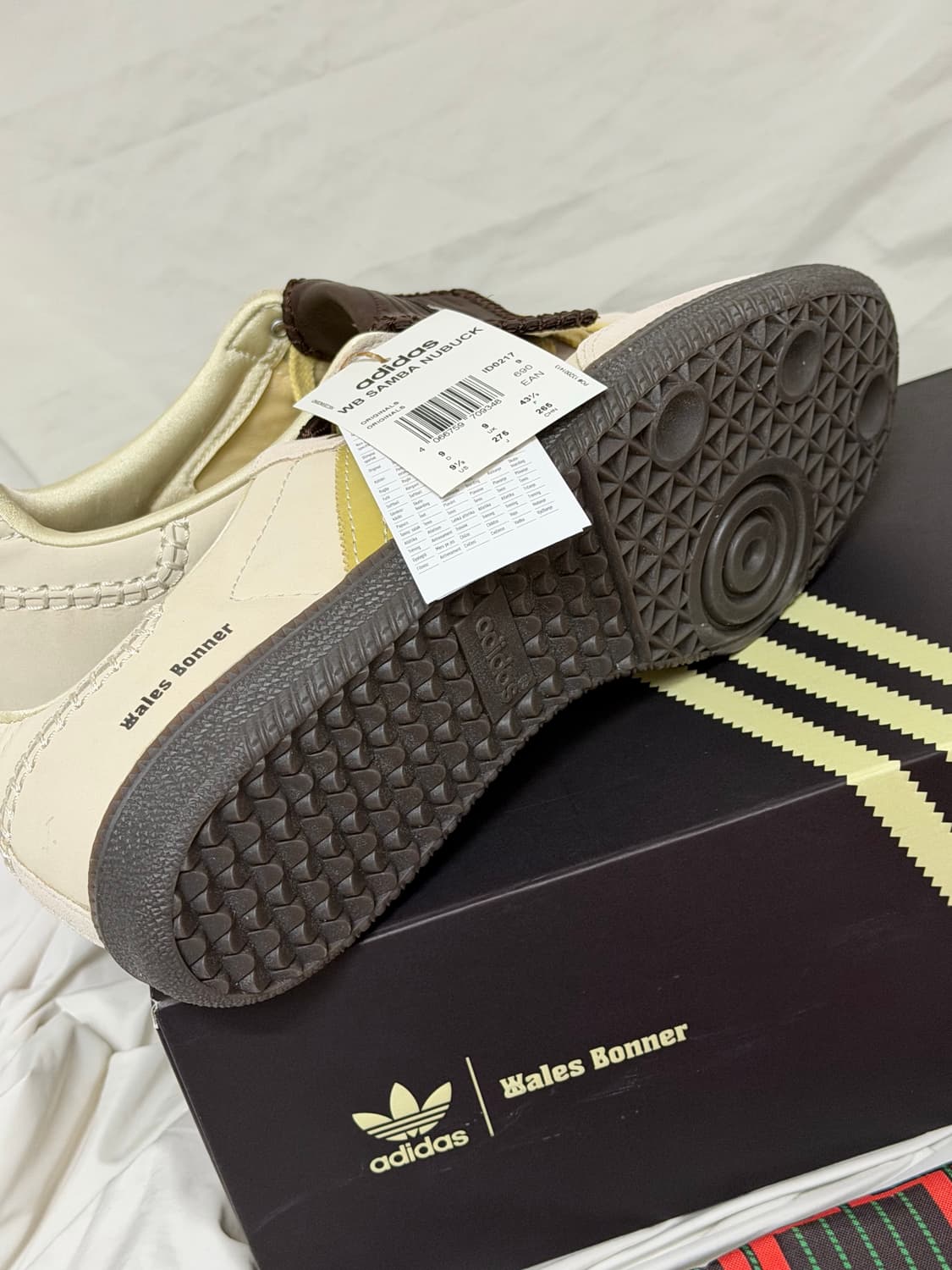 아디다스 x 웨일스 보너 삼바 브라운 에크루 틴트 상품이미지7
