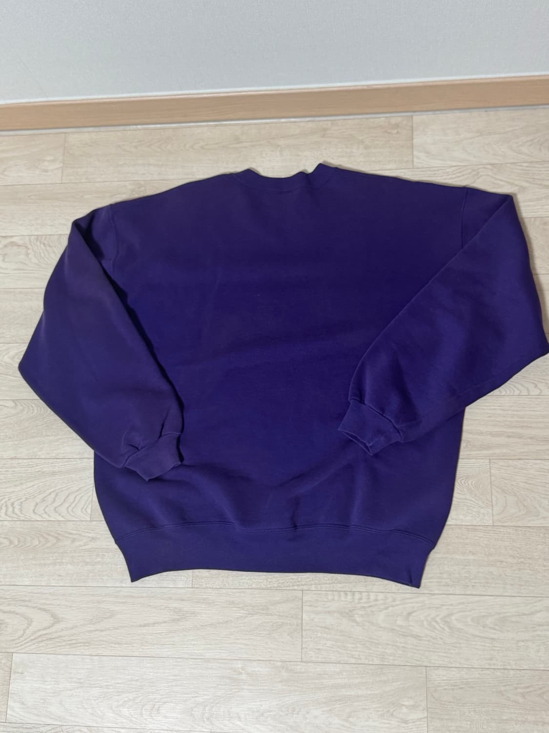 90s russell sweat shirt purple 상품이미지2
