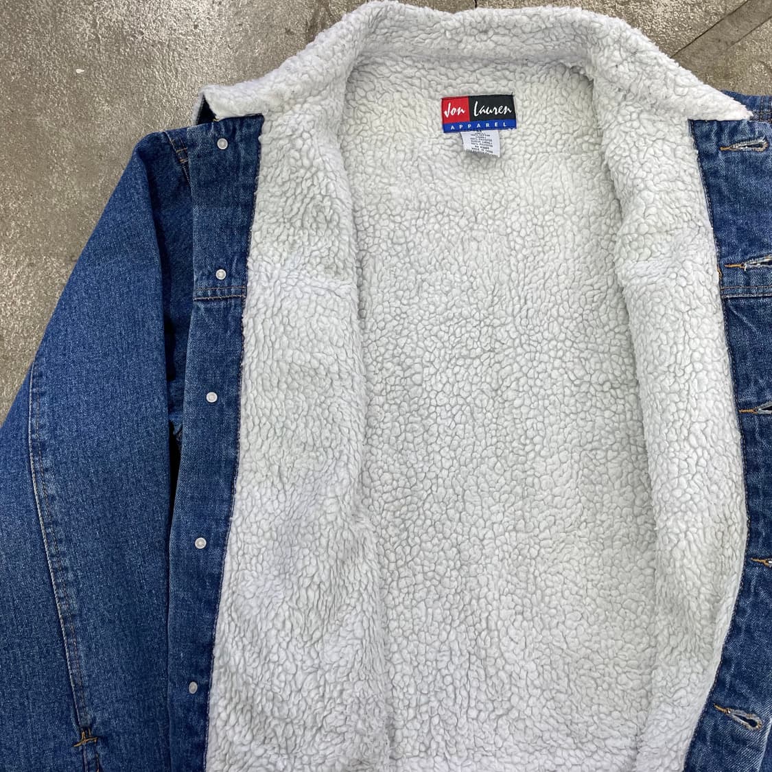 빈티지 쉐르파 데님자켓 L 상품이미지5