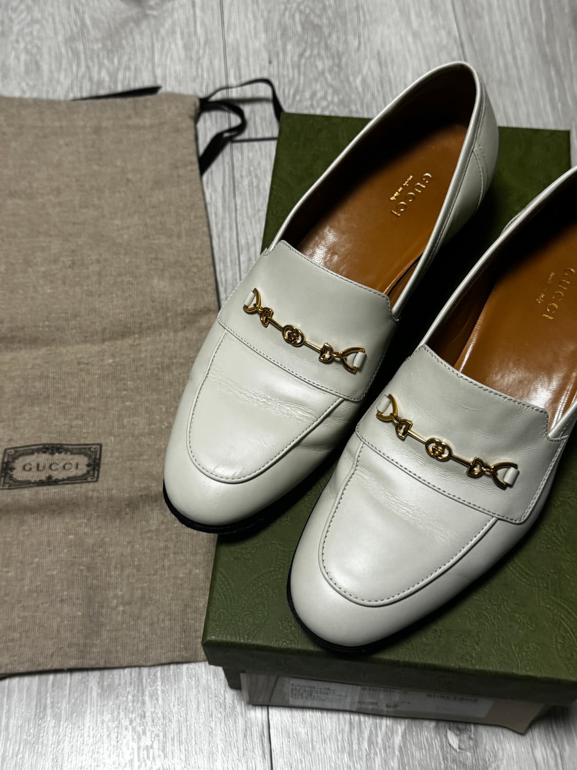 구찌 홀스빗 로퍼 아이보리 37.5 상품이미지1