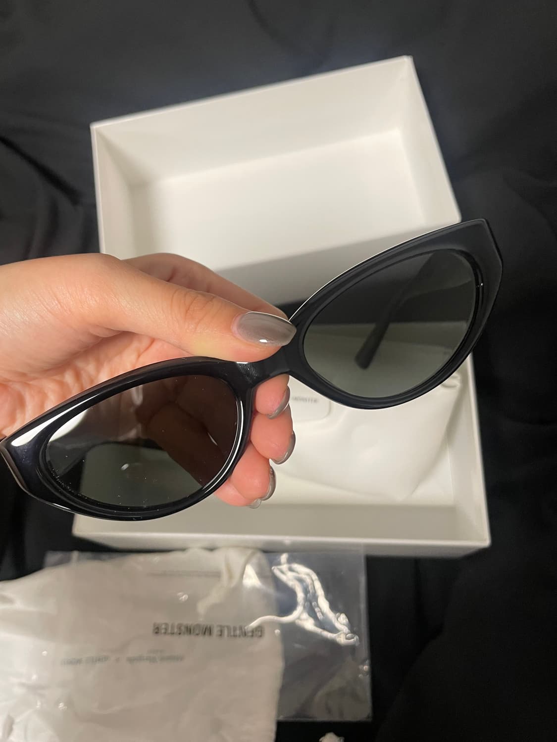 (새상품) 젠틀몬스터x메종마르지엘라 선글라스 MM108 01 블랙 상품이미지2
