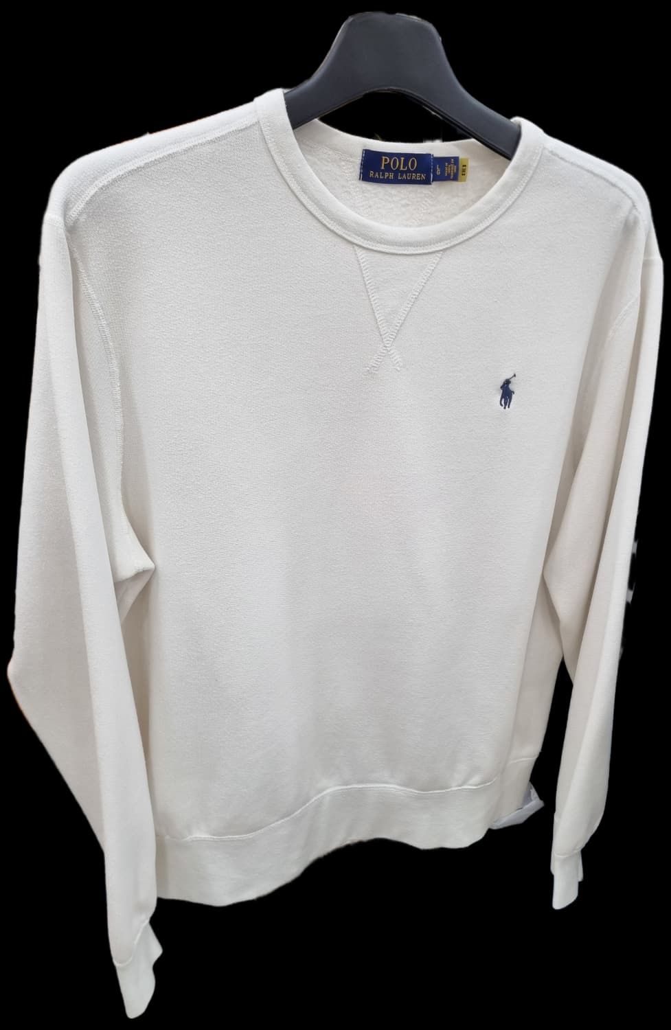 폴로 랄프로렌 화이트 맨투맨 L 상품이미지1