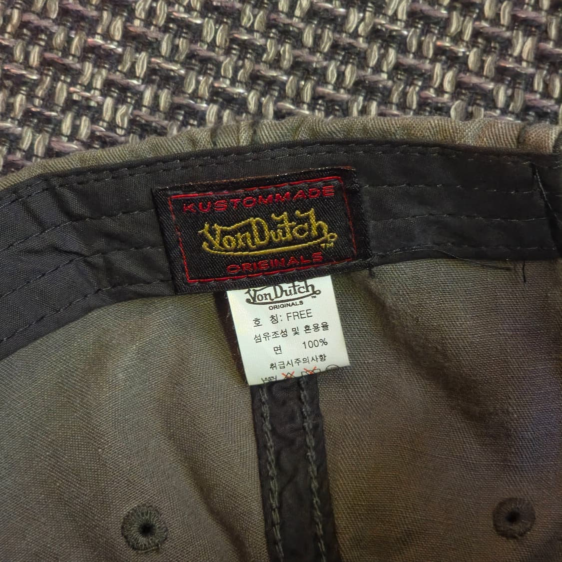 본더치 데미지 볼캡 모자 상품이미지4