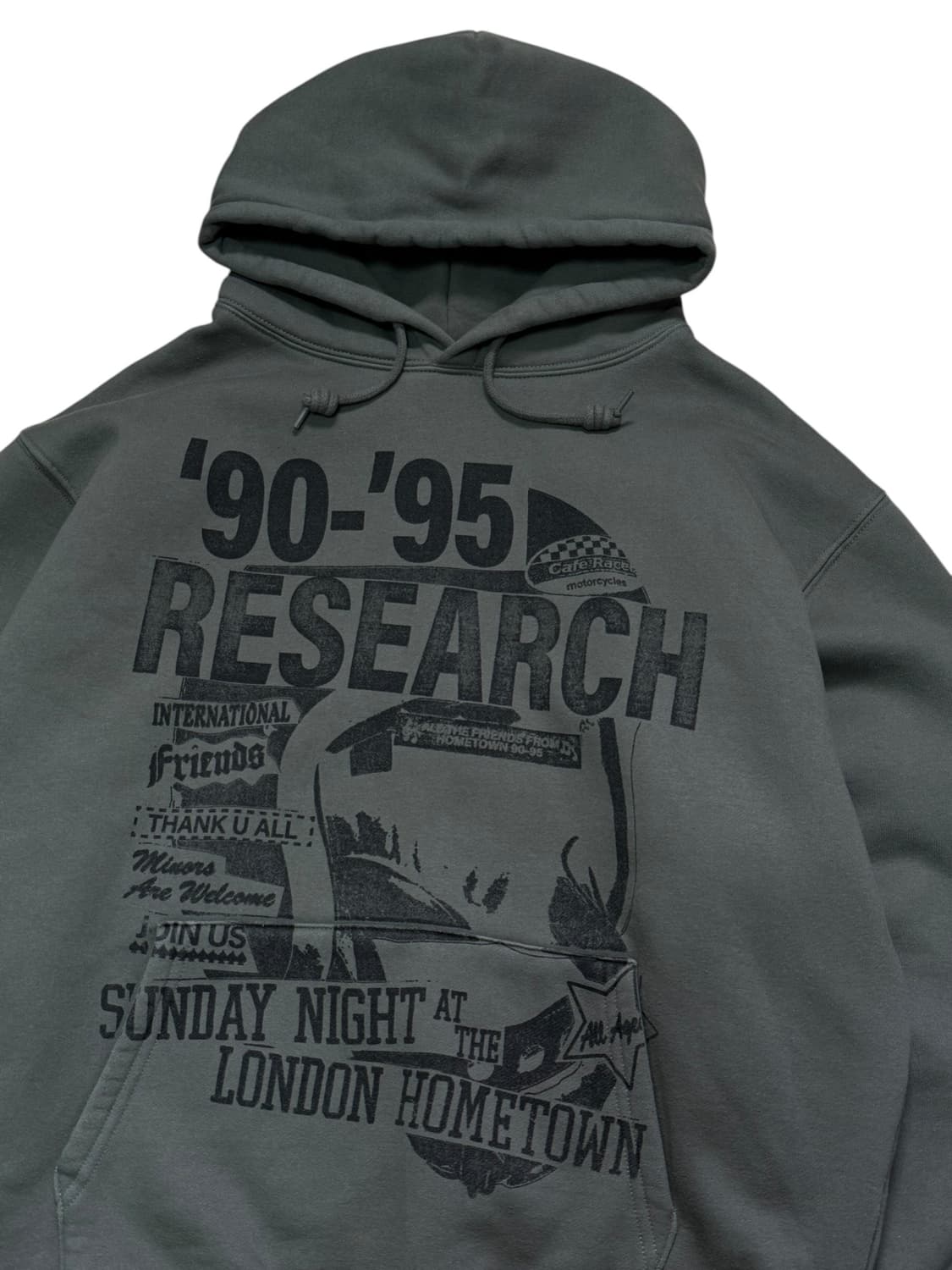 비바스튜디오 카키 후드티 상품이미지3