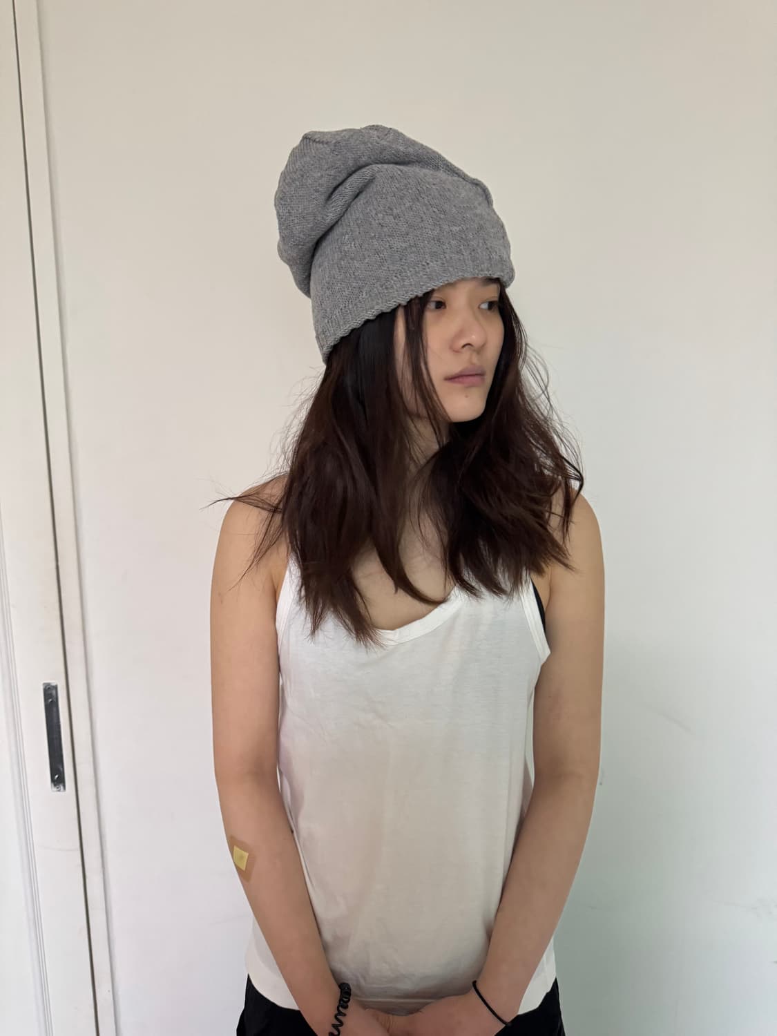 리버시블 니트 비니 상품이미지3