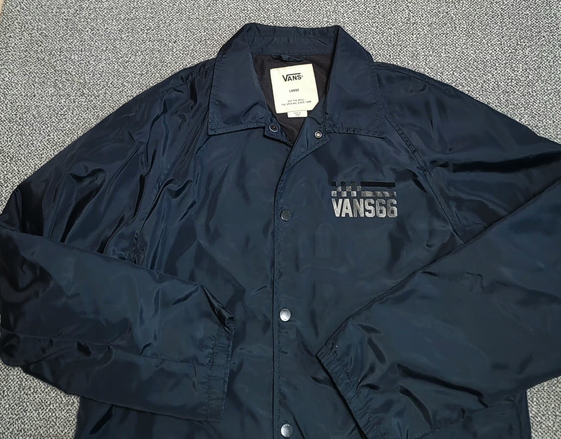 반스 코치 자켓 블랙 L 상품이미지10