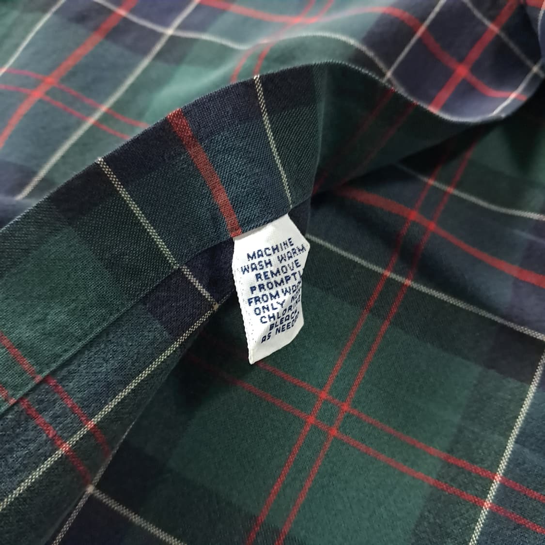 CK307 XL 폴로 90s 클래식 타탄체크 레드포니 셔츠 상품이미지5