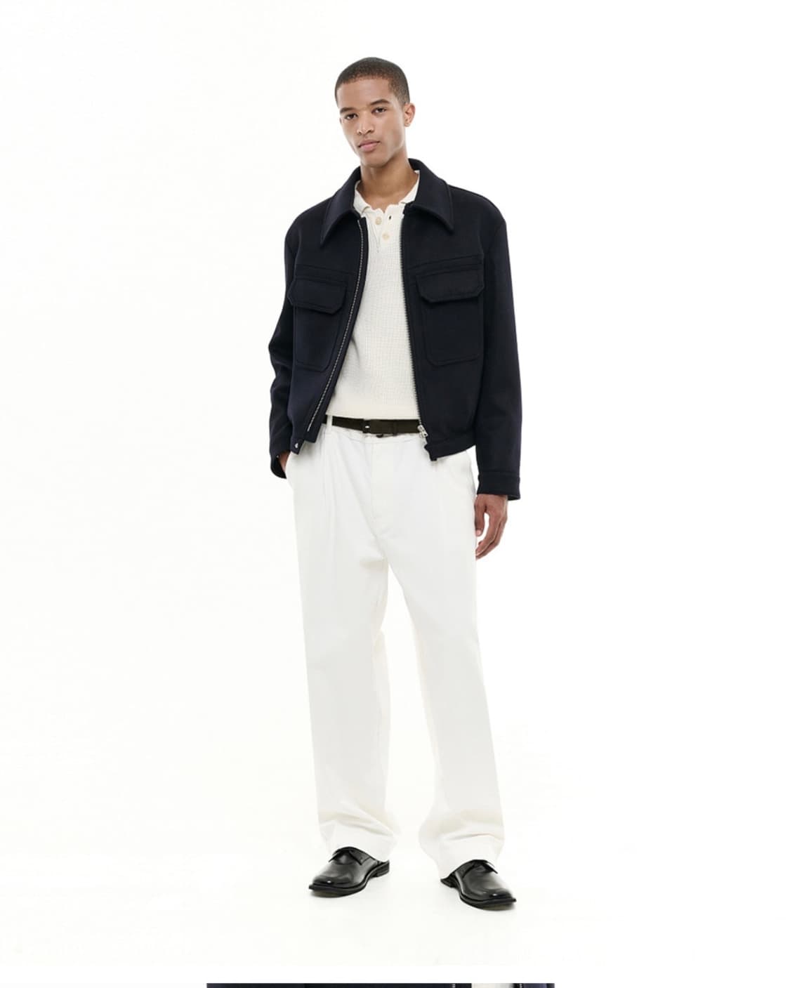 (새제품) 비슬로우 원턱 커브드진 아이보리 32 ONE TUCK CURV 상품이미지7