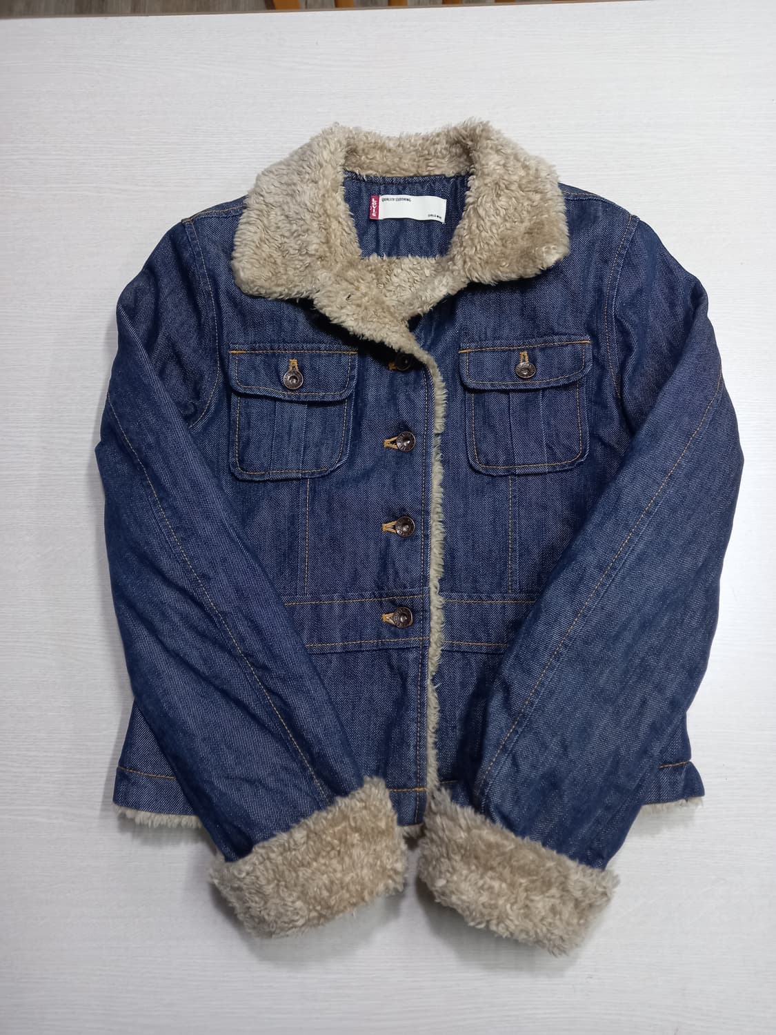 M90 리바이스78229 Kor 플리츠 데님자켓 M-05 상품이미지3