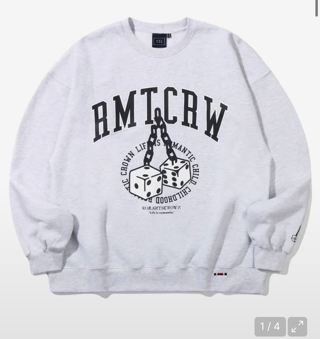 로맨틱크라운 맨투맨 상품이미지1