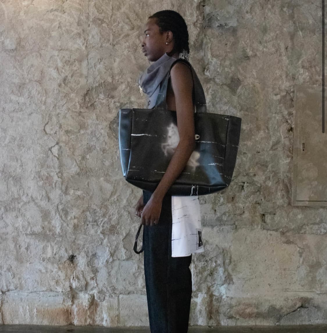 모자이크소사이어티 홀스 레더백 블랙 상품이미지4