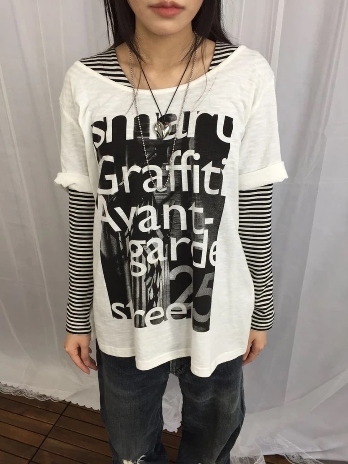 Burnside Ave Graphic Tee White 상품이미지2