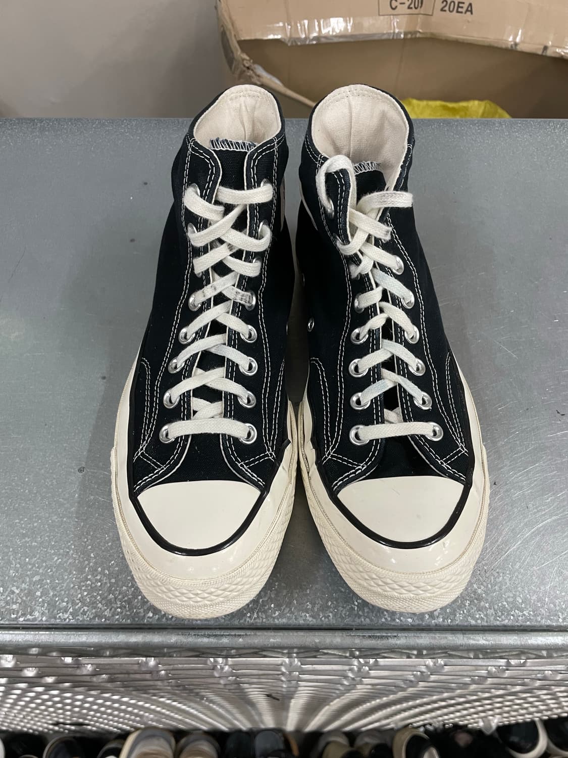 컨버스 척 70 하이 블랙 275 상품이미지5