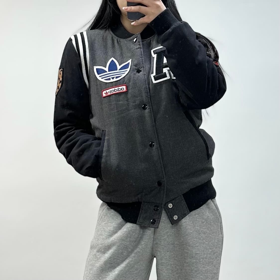 아디다스 빅 트레포일 바시티 자켓 상품이미지1