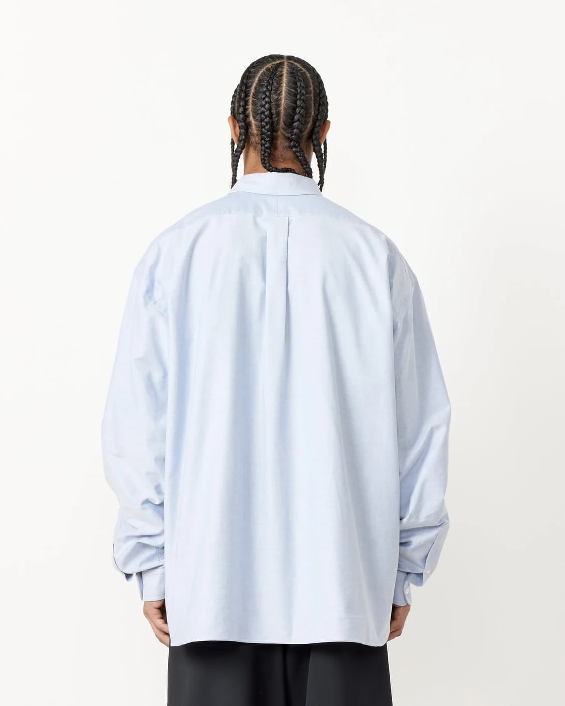 실라쥬(Sillage) 와이드 옥스포드 셔츠 블루 상품이미지6