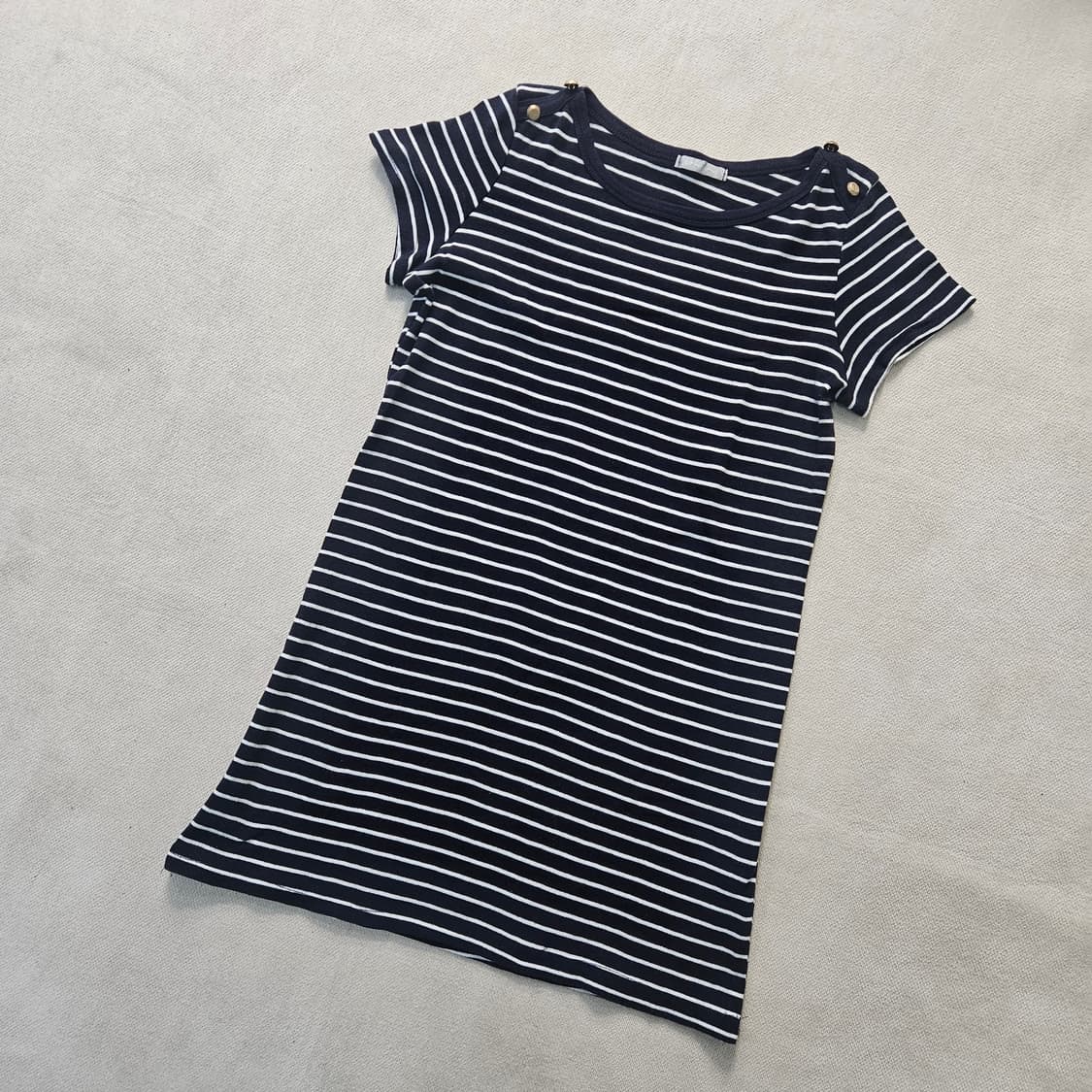 88-94 미센스 스트라이프 미디 원피스 0403Y 상품이미지1