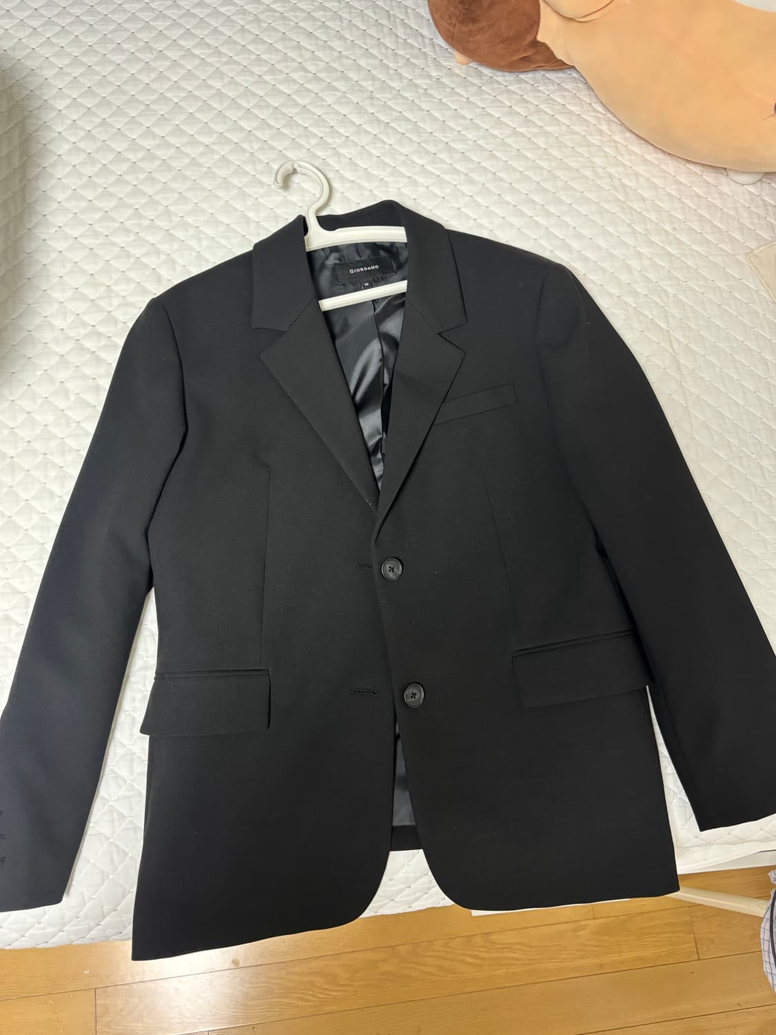 지오다노 오버핏 블레이저 블랙 상품이미지4