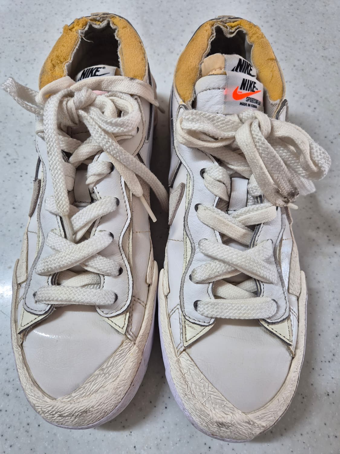 나이키 x 사카이 블레이저로우 화이트 상품이미지7