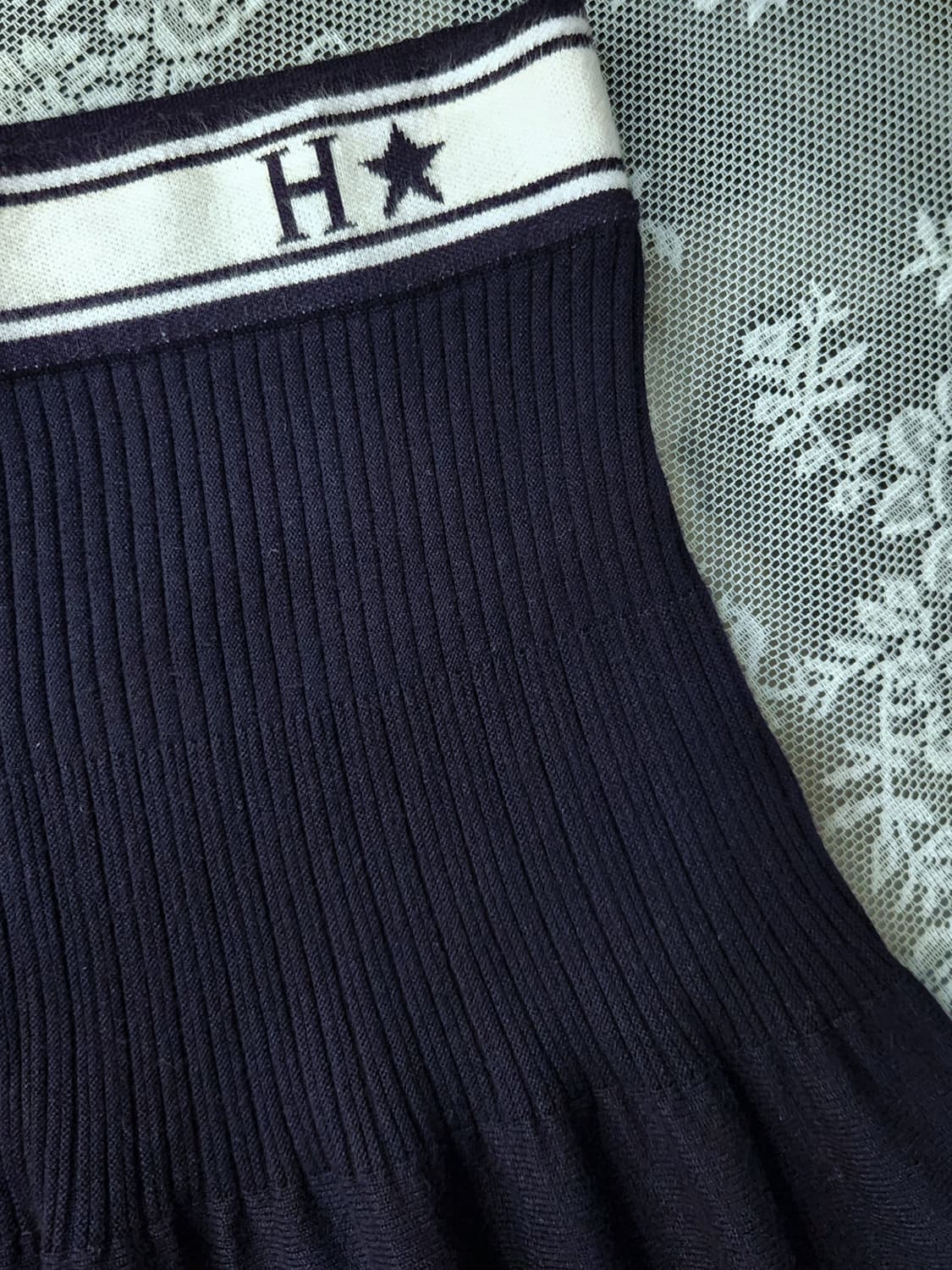 (새상품)에고이스트 허리밴딩 니트 미니스커트55 상품이미지4