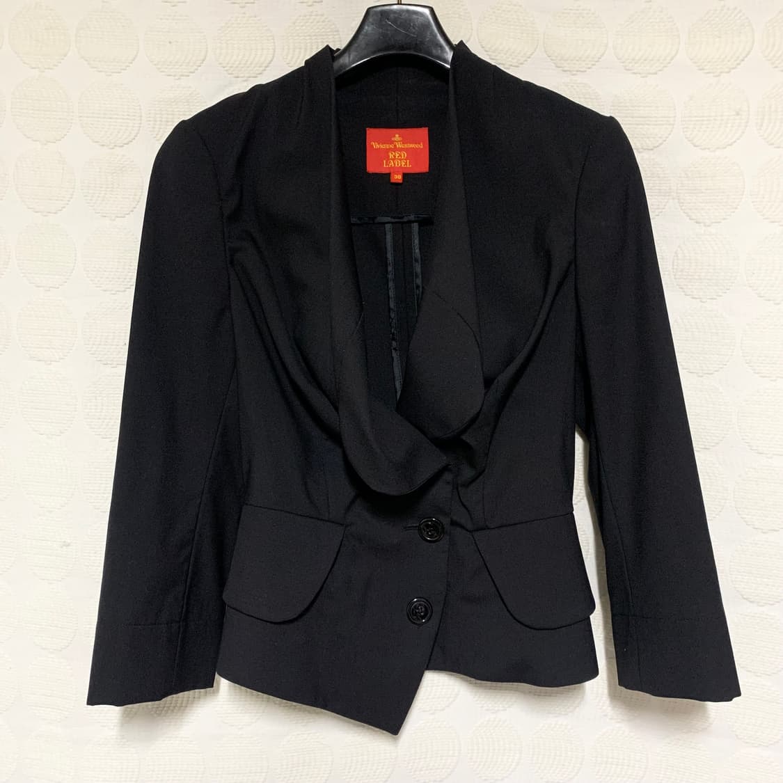 비비안 웨스트우드 블랙 모 7부 소매 자켓 상품이미지4