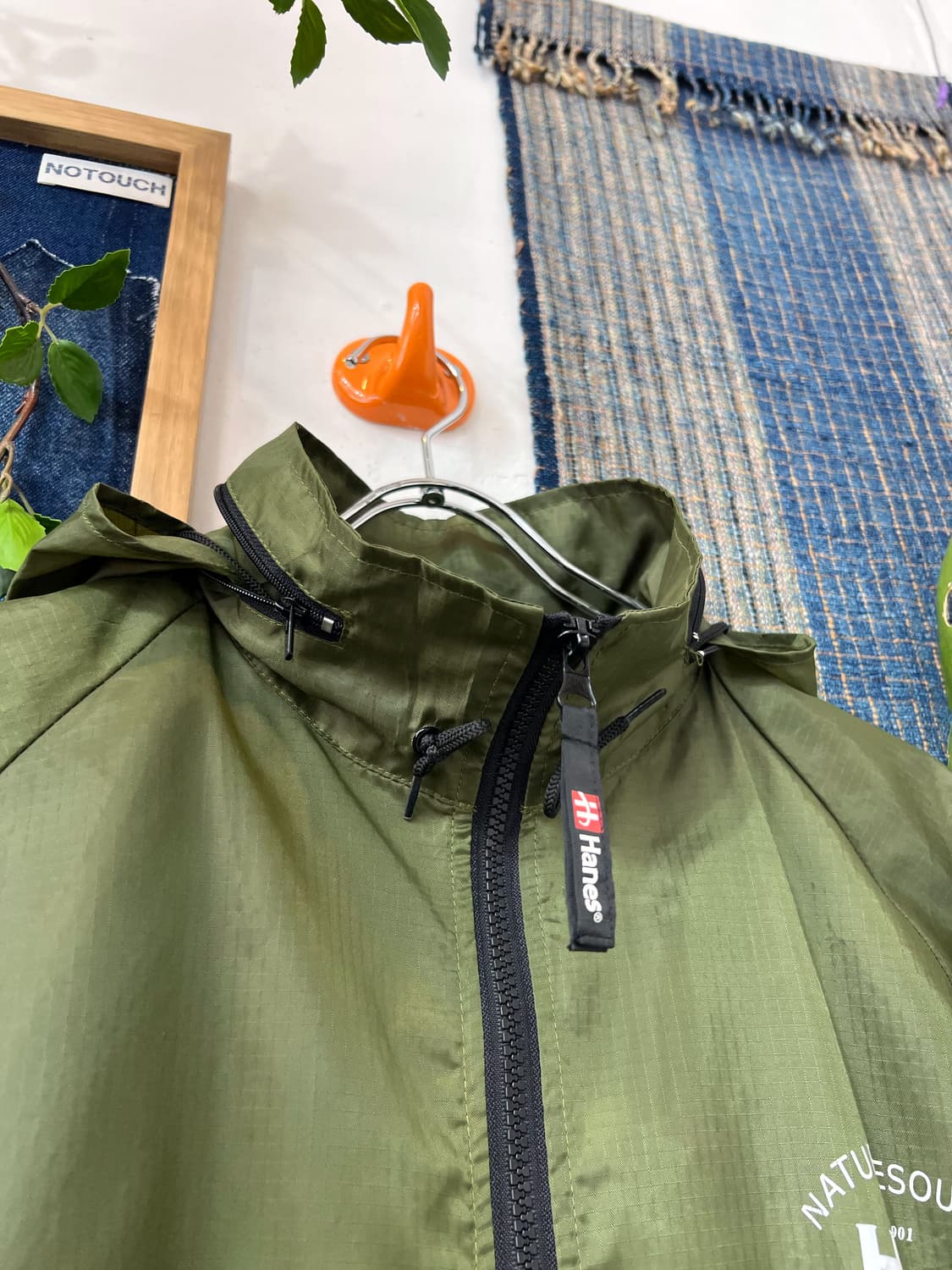 HANES  Poly Raglan Zip-Up Jacket  상품이미지8