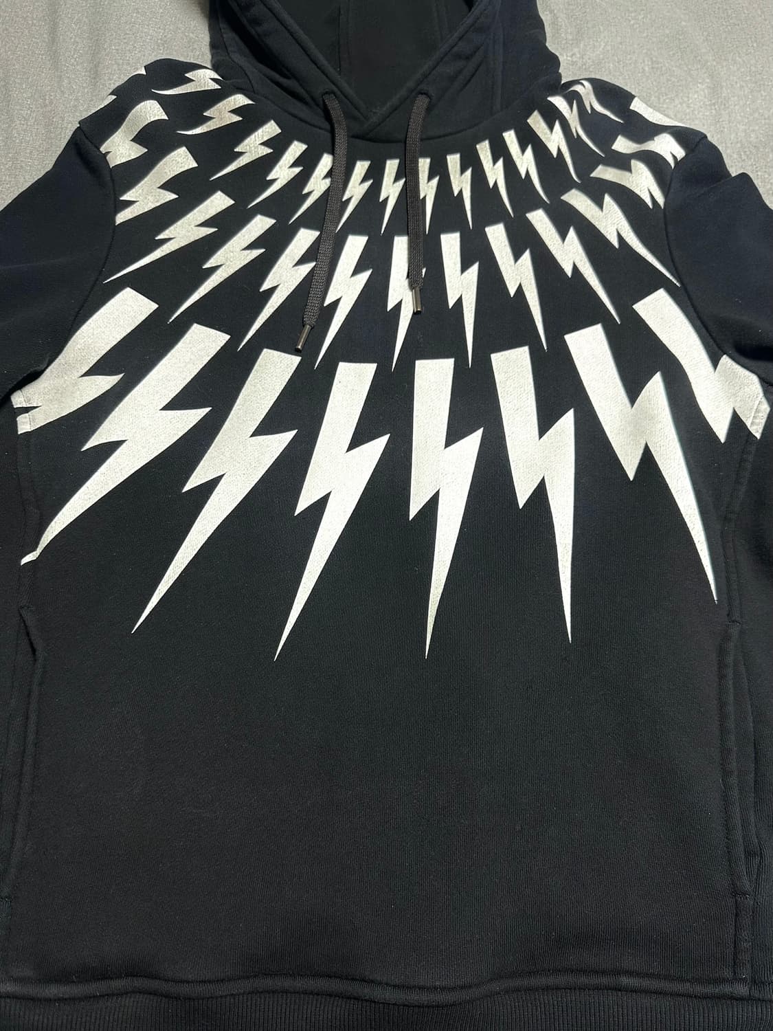 Neil Barrett 닐바렛 후드티 블랙 S 상품이미지5