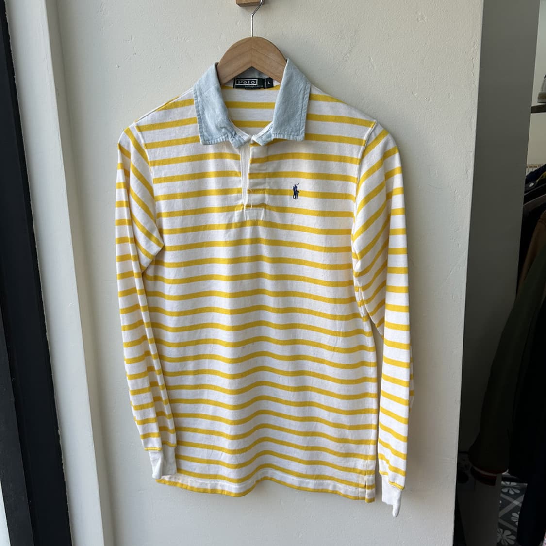 16302 - 폴로 랄프로렌 스트라이프 럭비티 상품이미지2