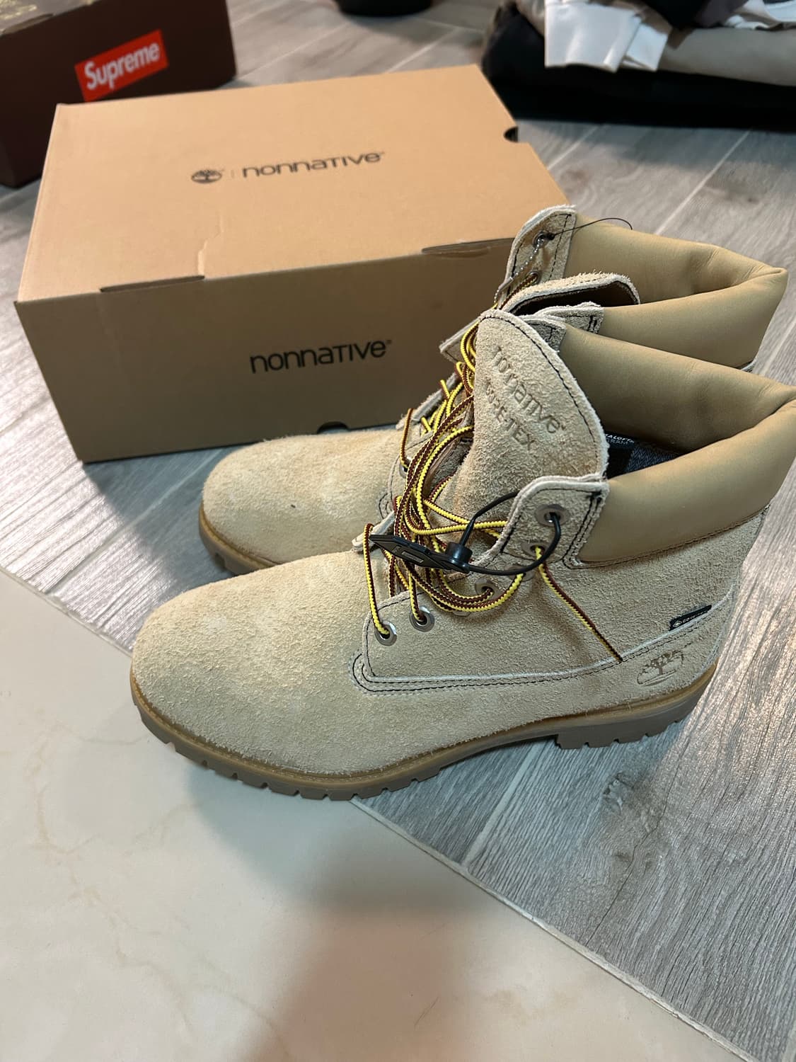 팀버랜드 논네이티브 6인치 고어텍스 부츠 280 새상품 판매 상품이미지7