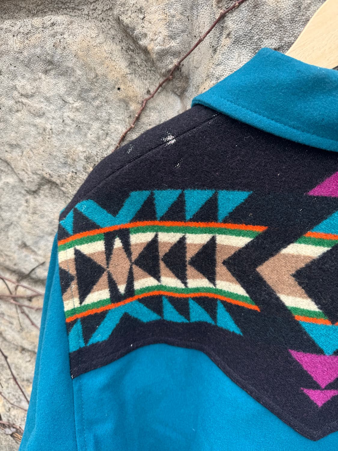 70~80s 펜들턴 빈티지 아즈텍 웨스턴 울 봄버 자켓  상품이미지7