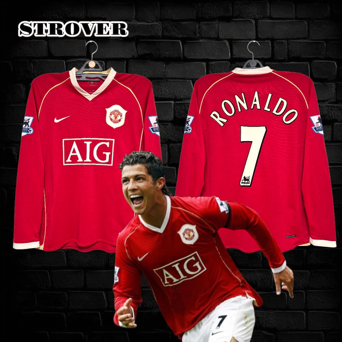 06/07 맨유 호날두 M (긴팔) 상품이미지1