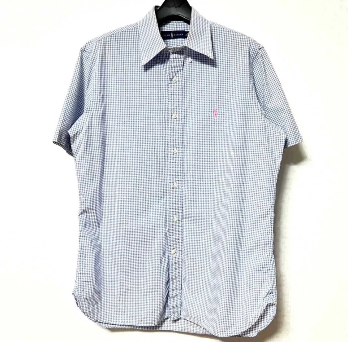 🩵폴로 랄프로렌 포니 체크 반팔 셔츠🩵 상품이미지1