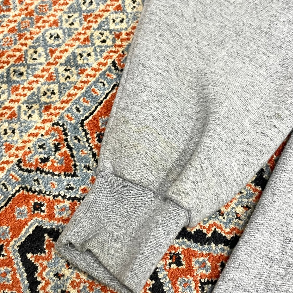 챔피온 자수 프린팅 그레이 기모 후드집업 남성XL 상품이미지4