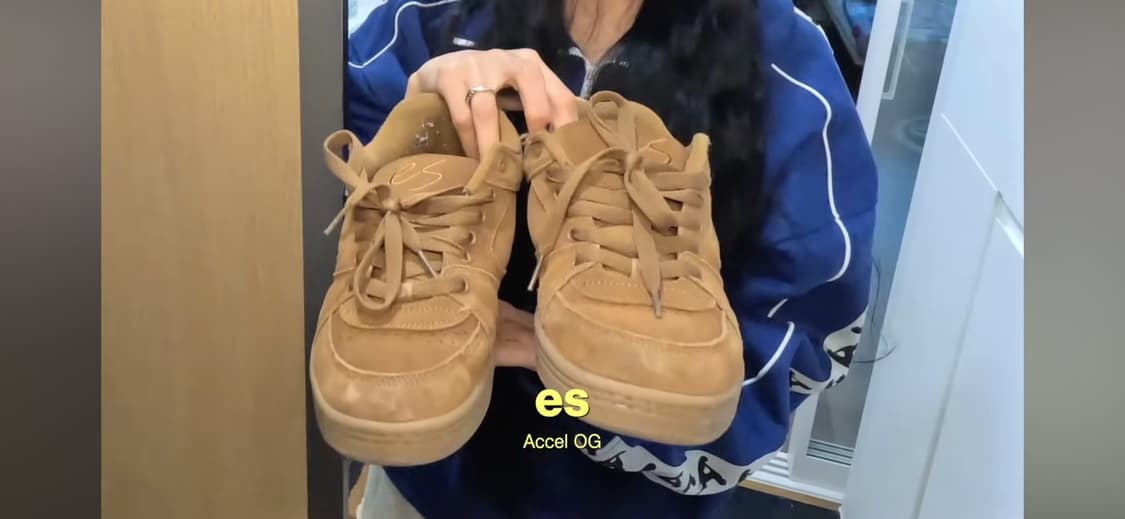 es 악셀 스케이트보드화 브라운 상품이미지2