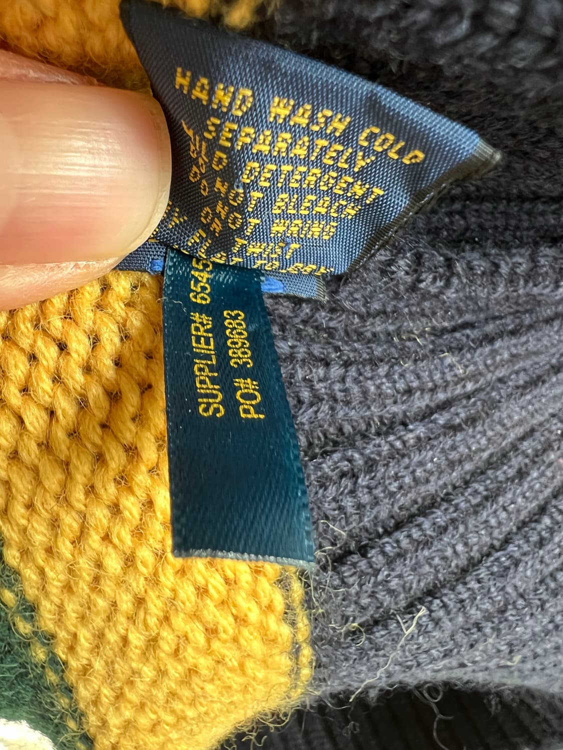 풀로 멀티 스트라이프 니트 상품이미지7