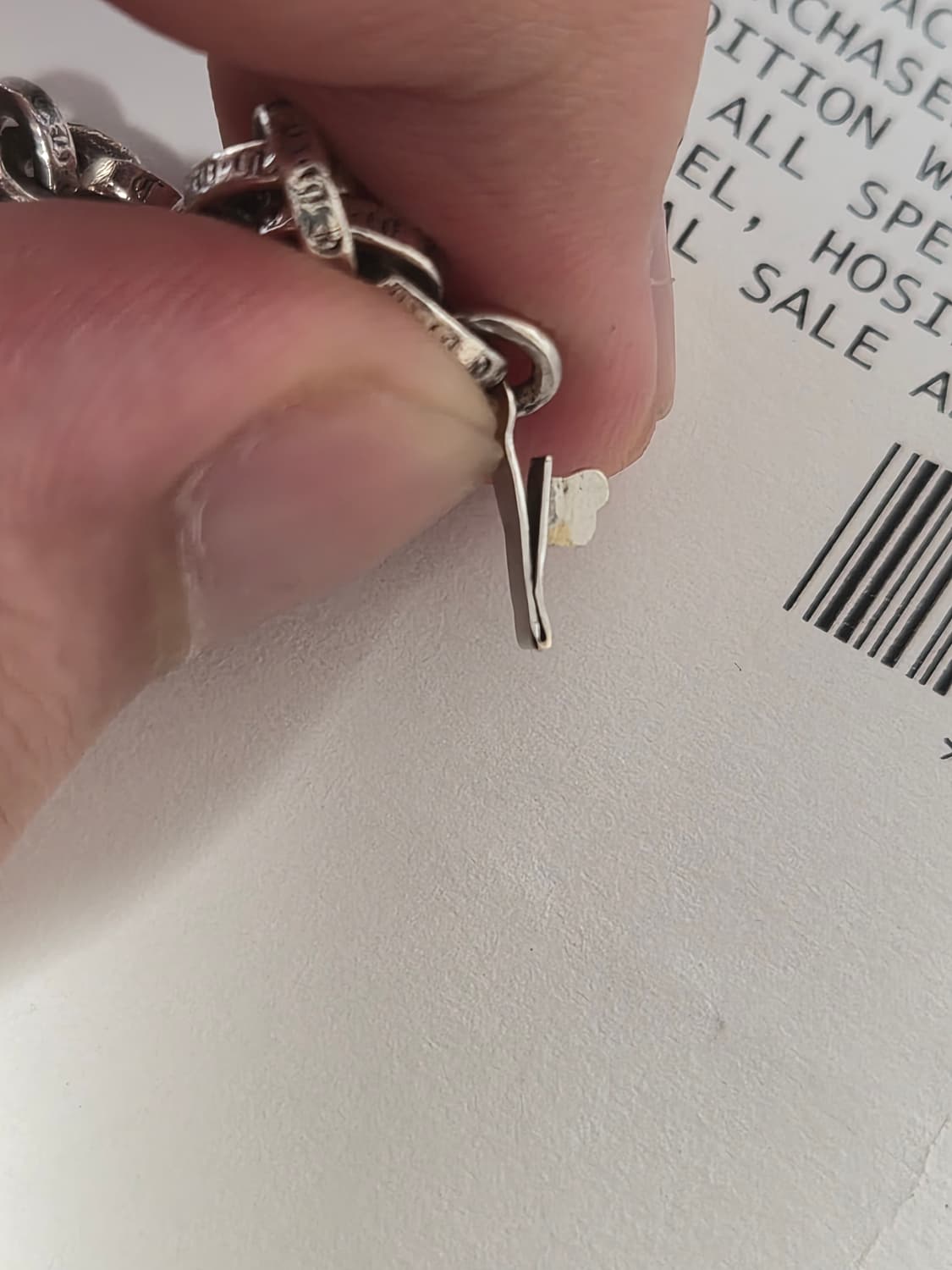 크롬하츠 페이퍼체인 팔찌 상품이미지5