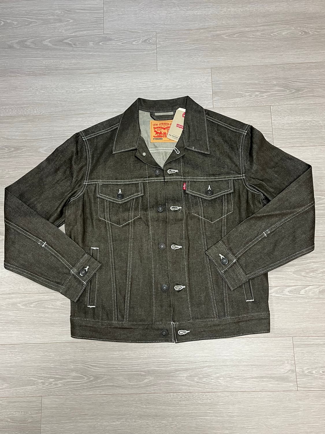 (희귀매물,새상품) 리바이스 3세대 트러커 데님 자켓 리지드 상품이미지7