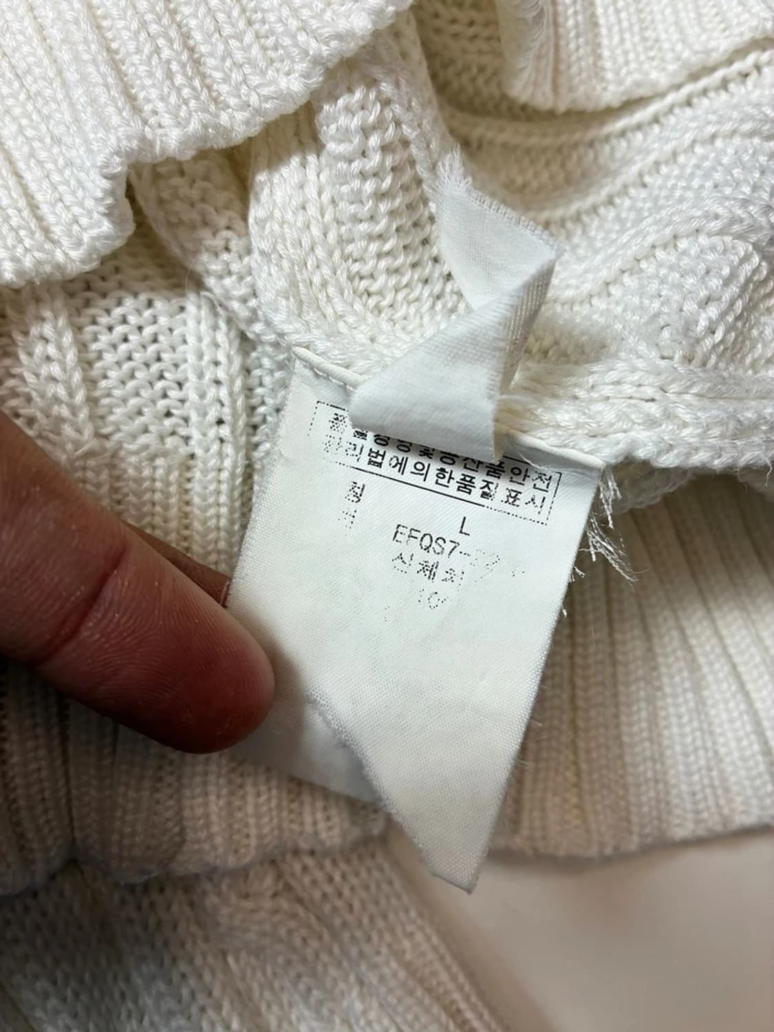 폴로 랄프로렌 00's 꽈배기 코튼 니트 PN8994 상품이미지7