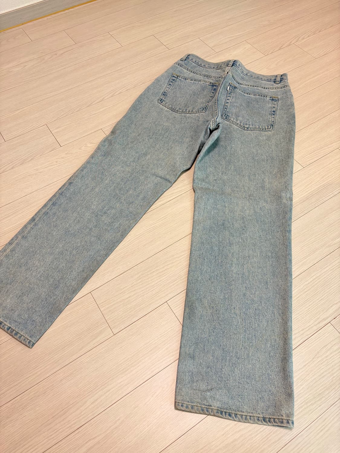 아영상사 연청 와이드 스트레이트 데님  M(30인치) 상품이미지2