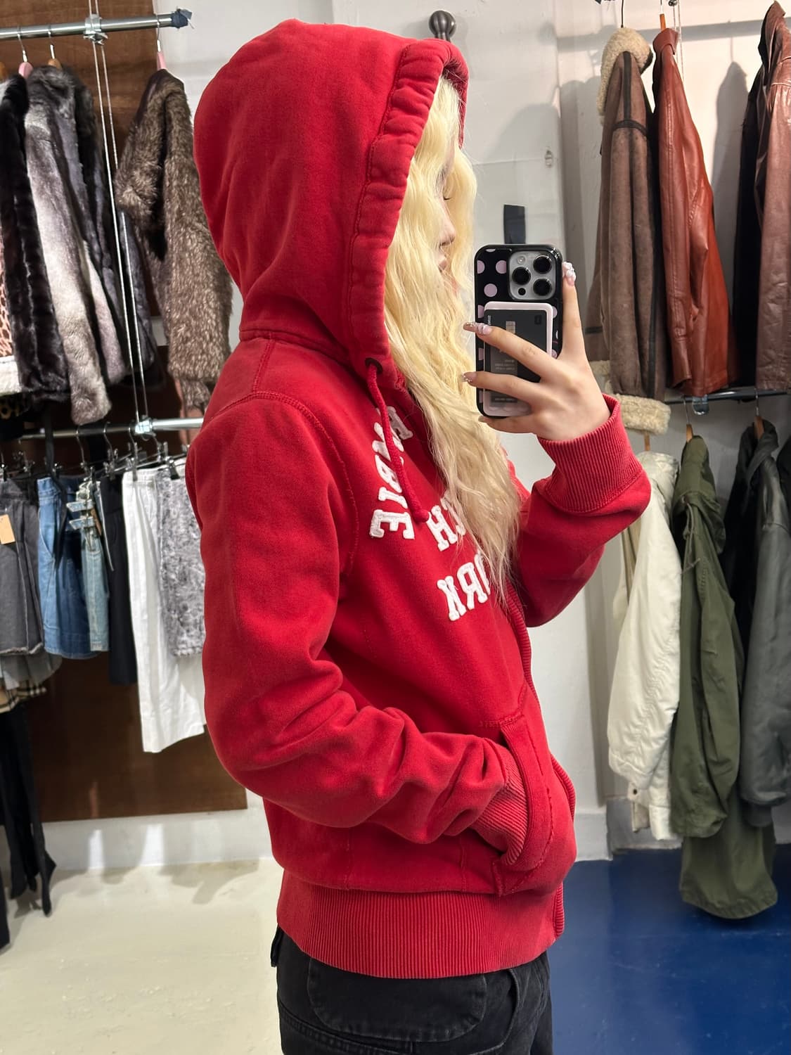 AnF 아베크롬비 Y2K 후드집업 상품이미지3