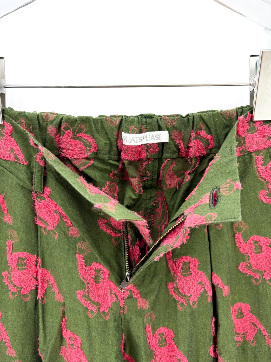 플리츠플리즈 이세이미야케 원숭이 자수 카프리 팬츠 상품이미지6