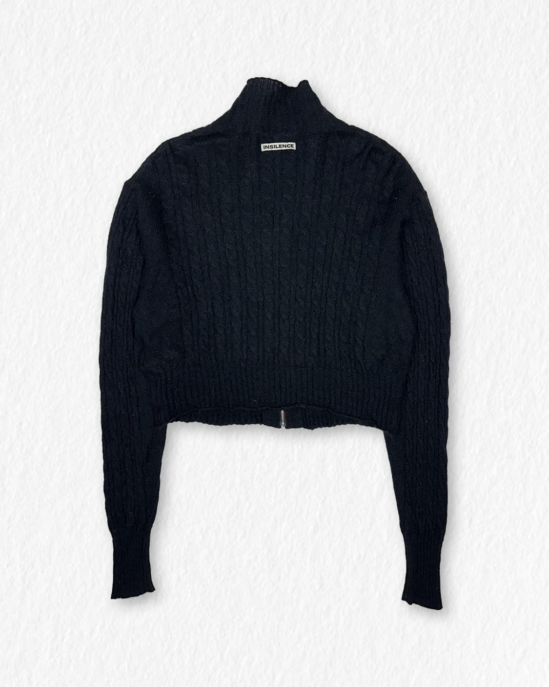인사일런스 모헤어 니트 집업 상품이미지2