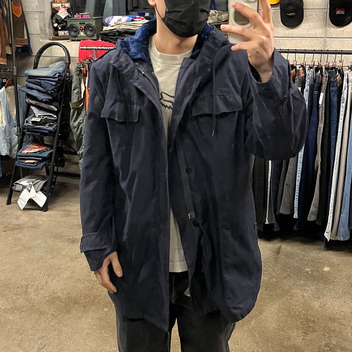 80s 독일군 스노클 파카 (100-105) 상품이미지7