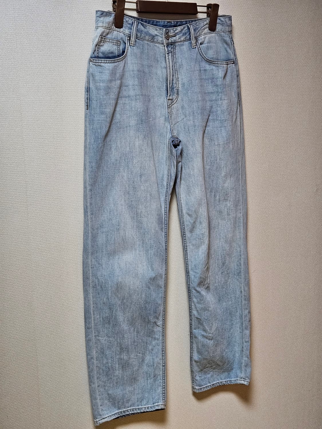 스파오 연청 데님 팬츠 상품이미지1