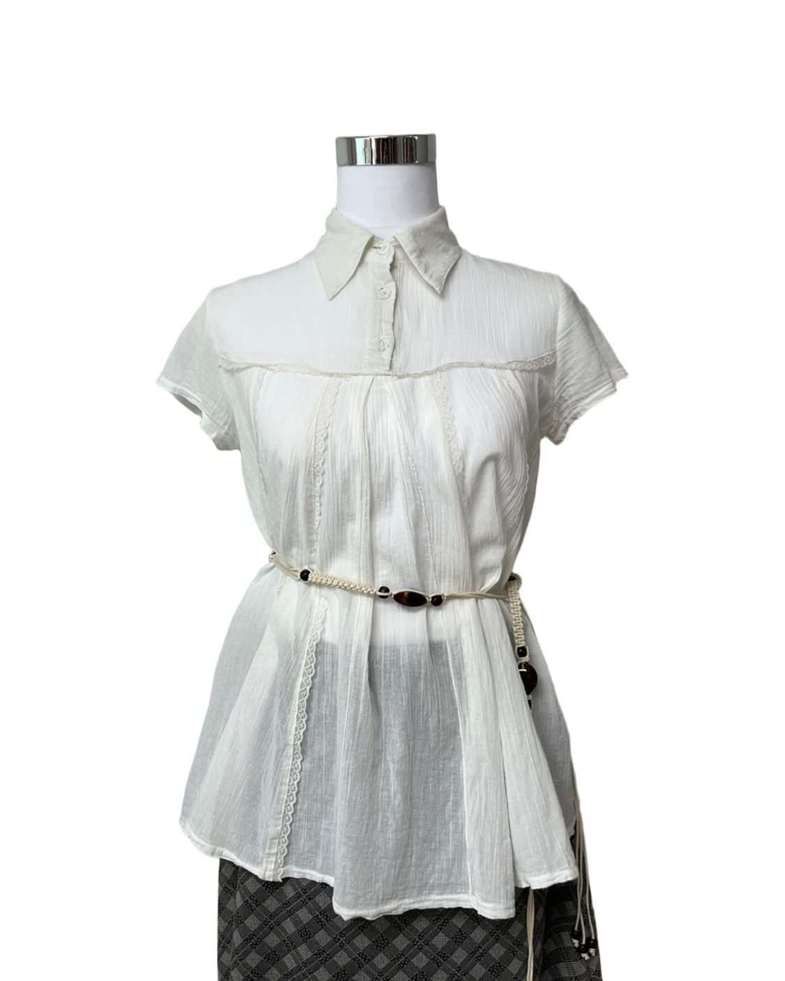 White lace blouse 상품이미지6