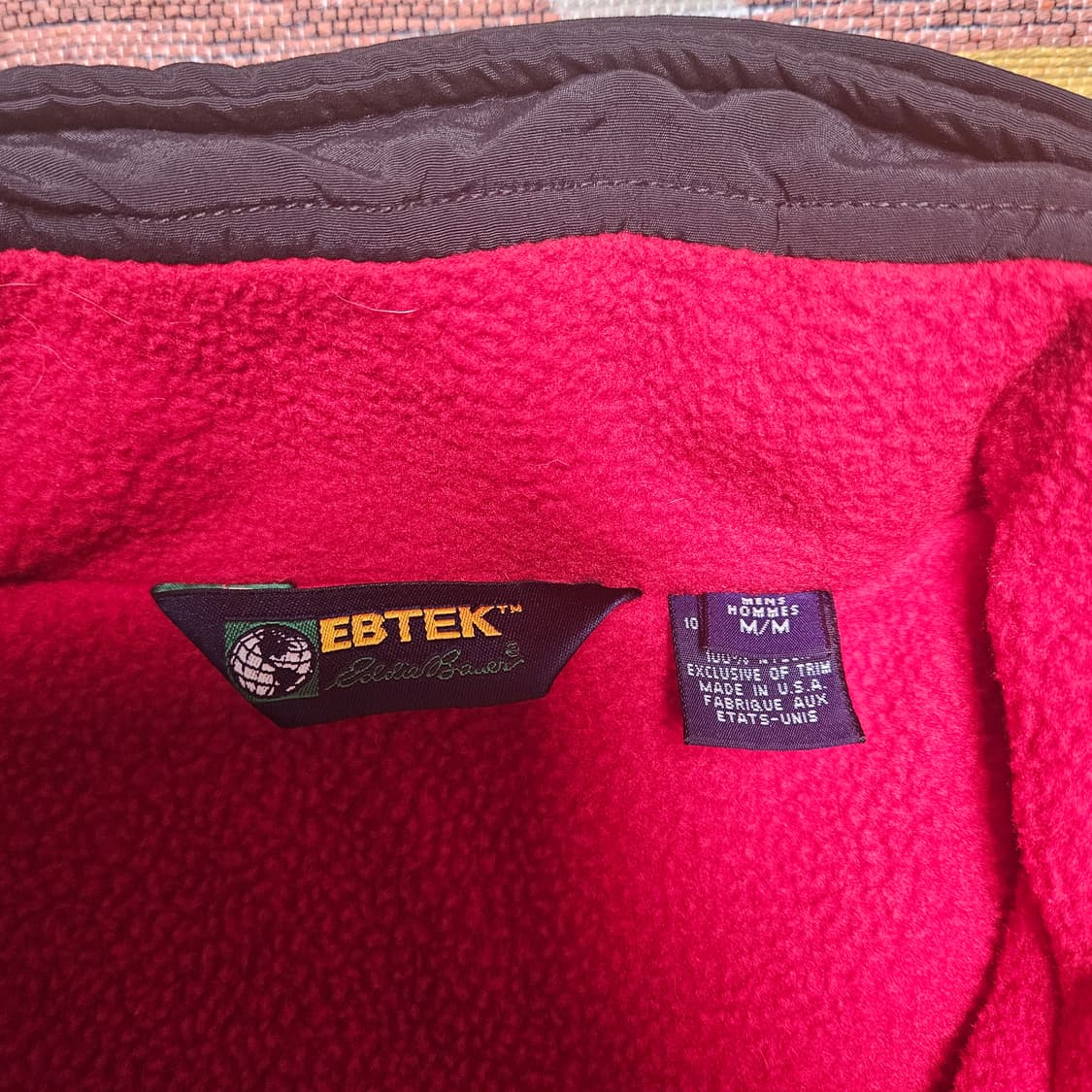 90s 에디바우어 EBTEK 플리스 풀오버 상품이미지3